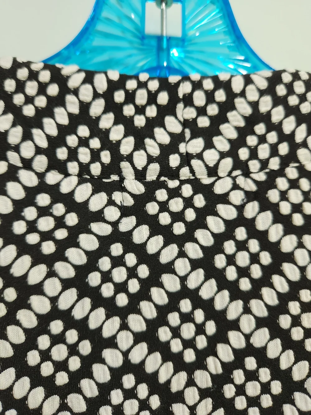 Habitat Black and White Patterned Open Cardigan Sweater